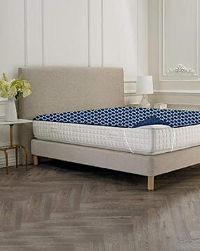 stylista Checked Polyester King Size Mattress Protector-picture-12