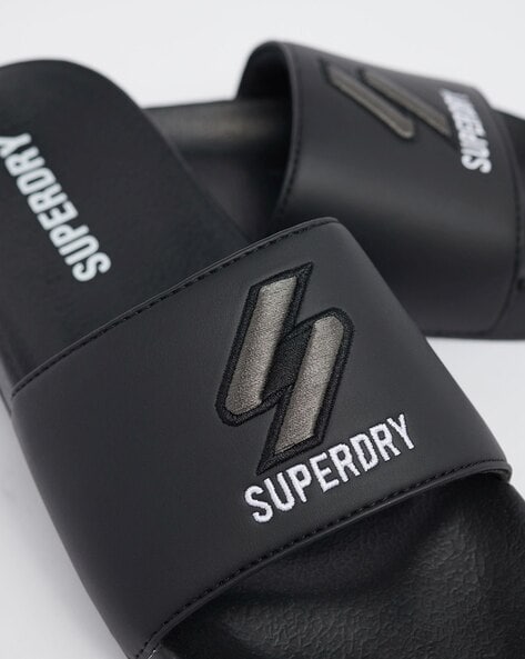 Buy Black Flip Flop Slippers for Men by SUPERDRY Online Ajio