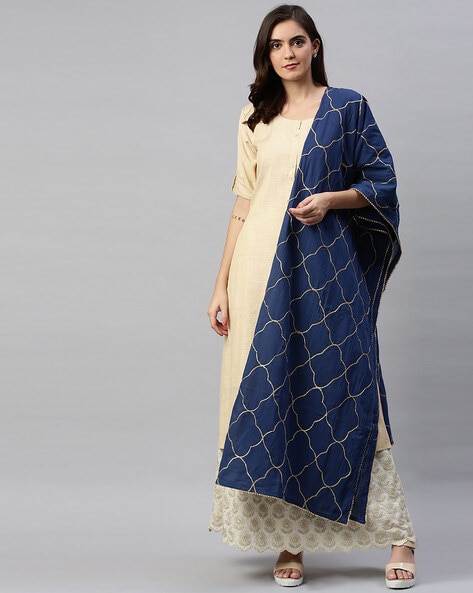 Lace Silk Dupatta Price in India