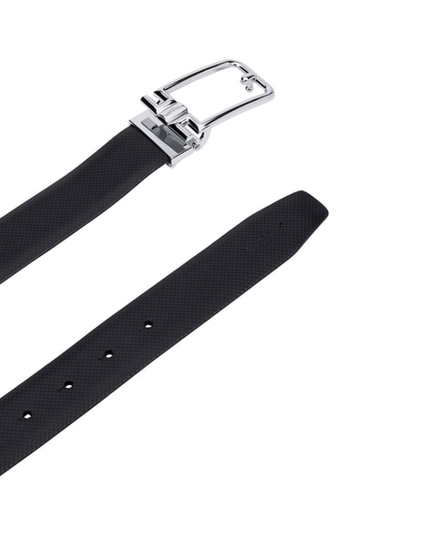 Ferragamo Calf Leather Reversible Belt In Black For Men, 42% OFF