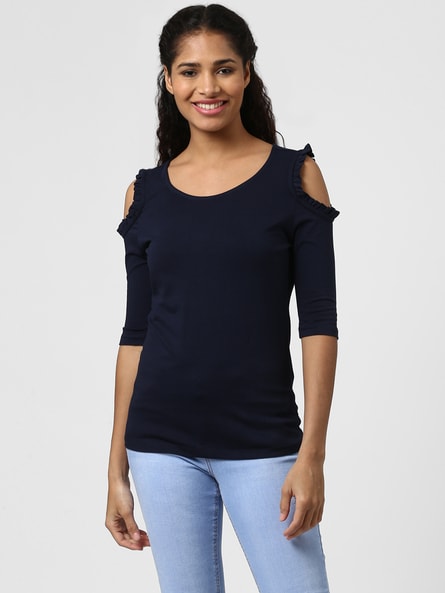 Buy Blue Tops for Women by HARPA Online