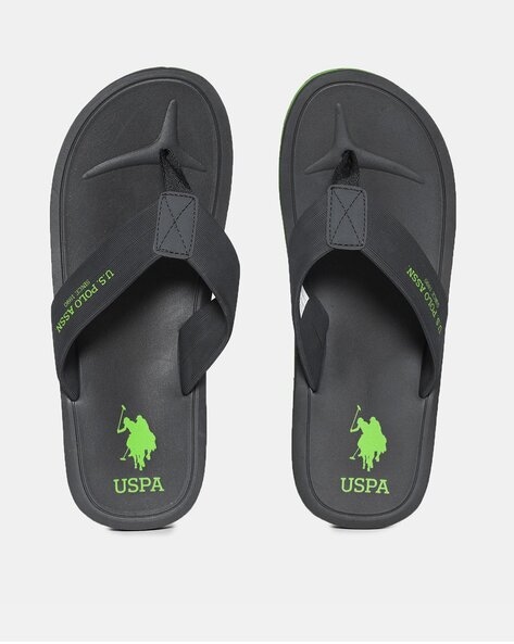 Buy Black Flip Flop & Slippers for Men by U.S. Polo Assn. Online