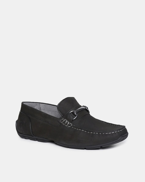 us polo black loafers