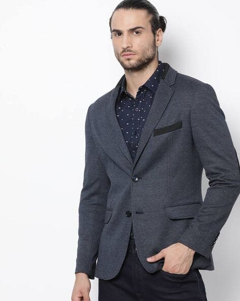 Buy Navy Blue Blazers Waistcoats for Men by MUFTI Online