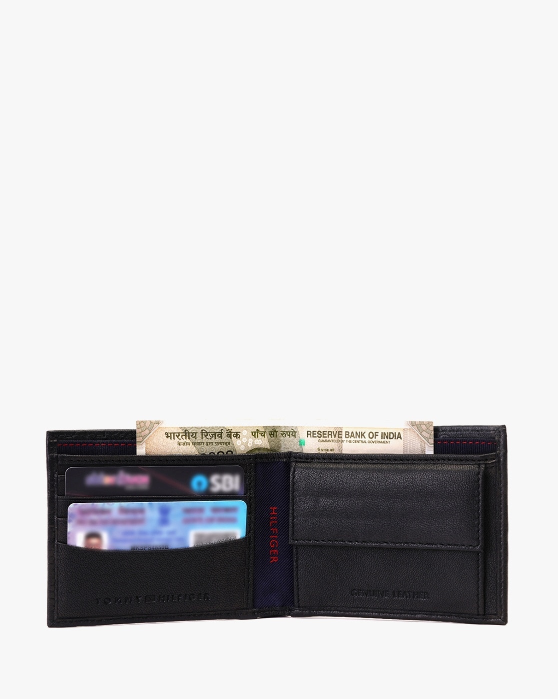 tommy hilfiger small embossed bifold wallet