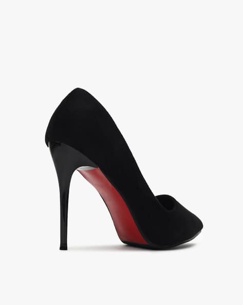 Buy Black Heeled Shoes for Women by Sneak-a-Peek Online