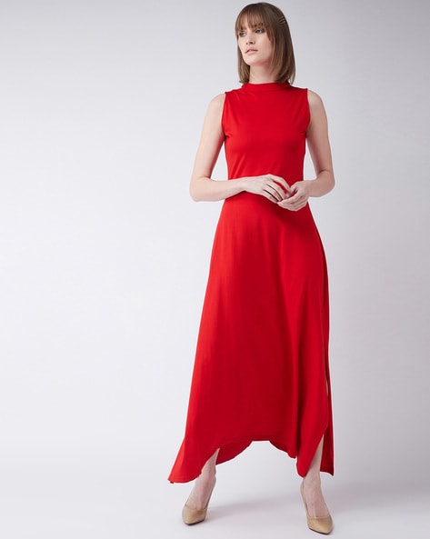 Spring and Autumn Dress Spring and Summer Knee Length Elegant Red High Neck  VNeck Adult Official Picture Chinese Evening Dress  China Dress and Dress  for Women price  MadeinChinacom