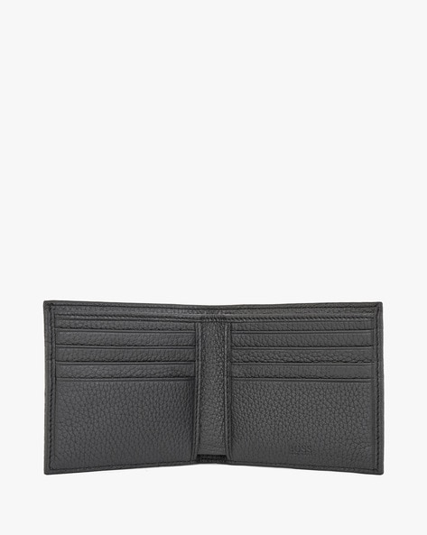 Italian Full Grain Leather Trifold Wallet for Men