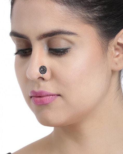 Oxidised Non Pierced Nose Pins at Rs 100, Nose Pin in Jaipur