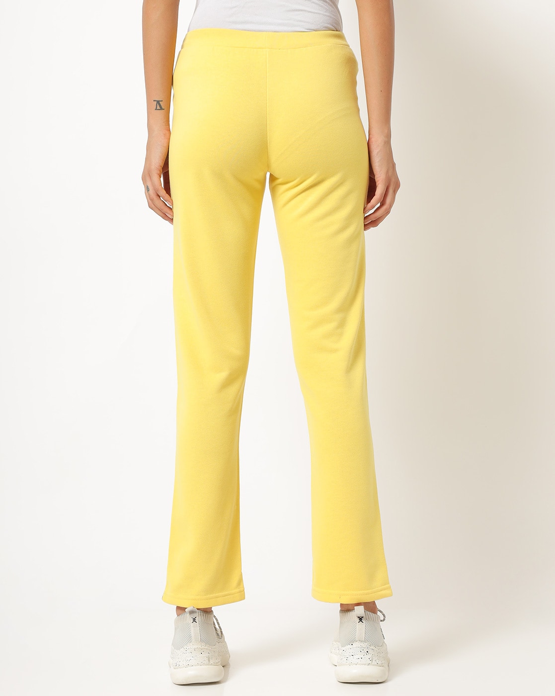 Buy Lemon Yellow Picnic Joggers for Women Online in India