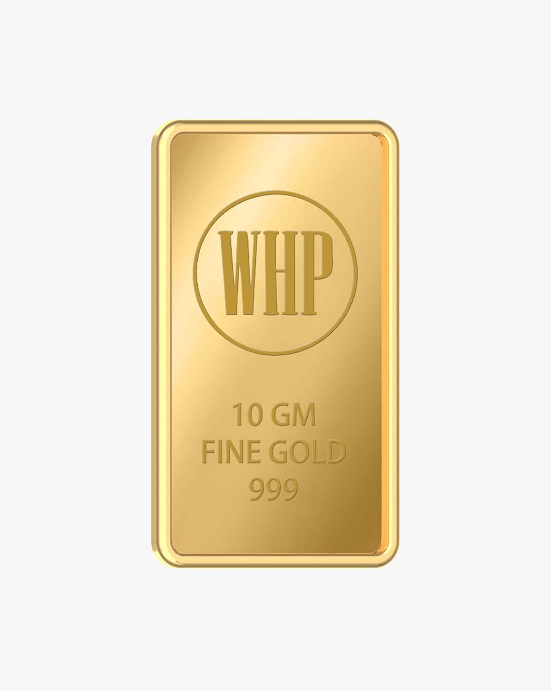 Whp Jewellers 10 Gm 24Kt For Women (999, FreeSize) Yellow Gold Coin For Women (Yellow Gold, FreeSize)