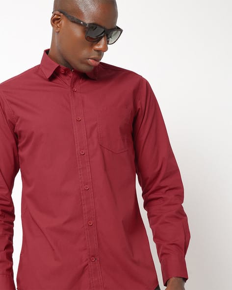 Buy Red Shirts for Men by MONTE CARLO 