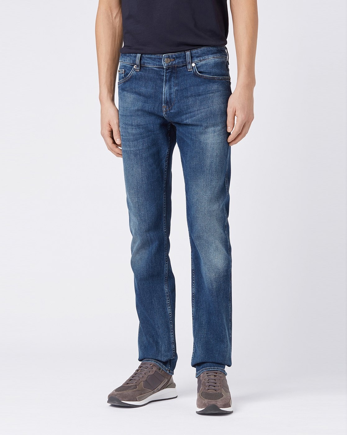 hugo boss navy jeans