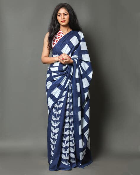 Indigo Sarees for Women by Buta Buti 