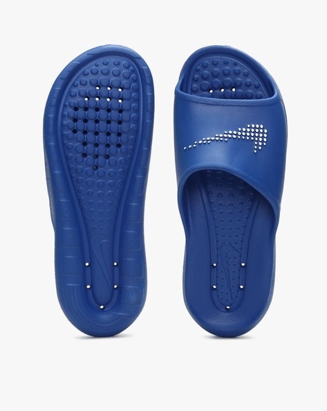 Mens nike slides discount blue