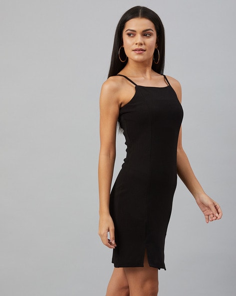 Buy Black Lace Short Dress Online - Label Ritu Kumar UAE Store View