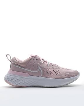 Buy NIKE React Miler Lace-Up Running Shoes Purple Color Women