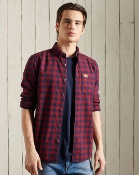 Buy Maroon Shirts for Men by SUPERDRY Online 