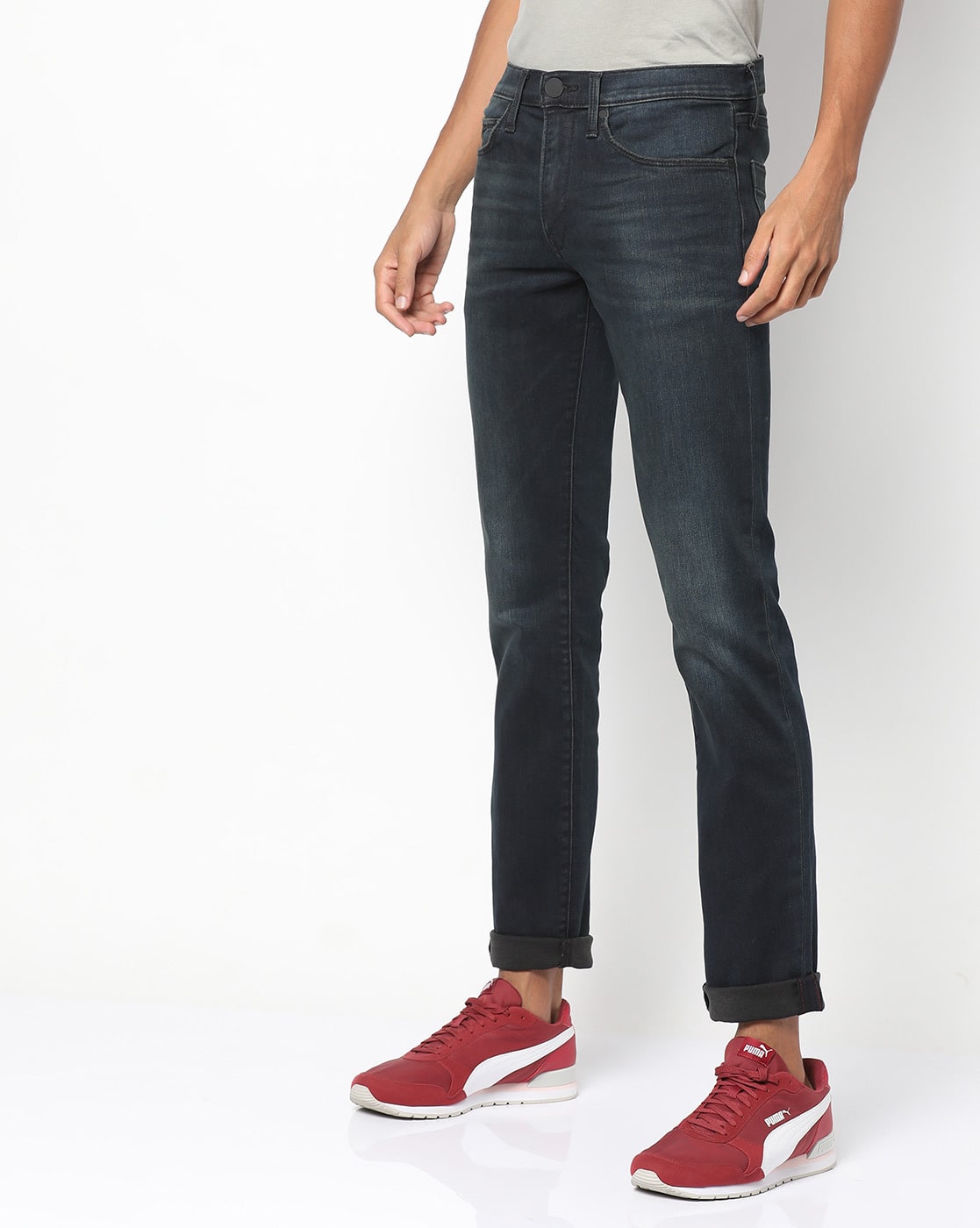 levis 65504 jeans red loop