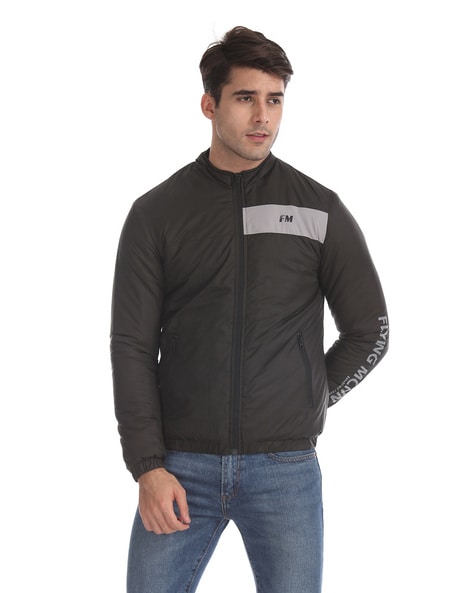 Product image of FLYING MACHINE High-Neck Zip-Front Jacket