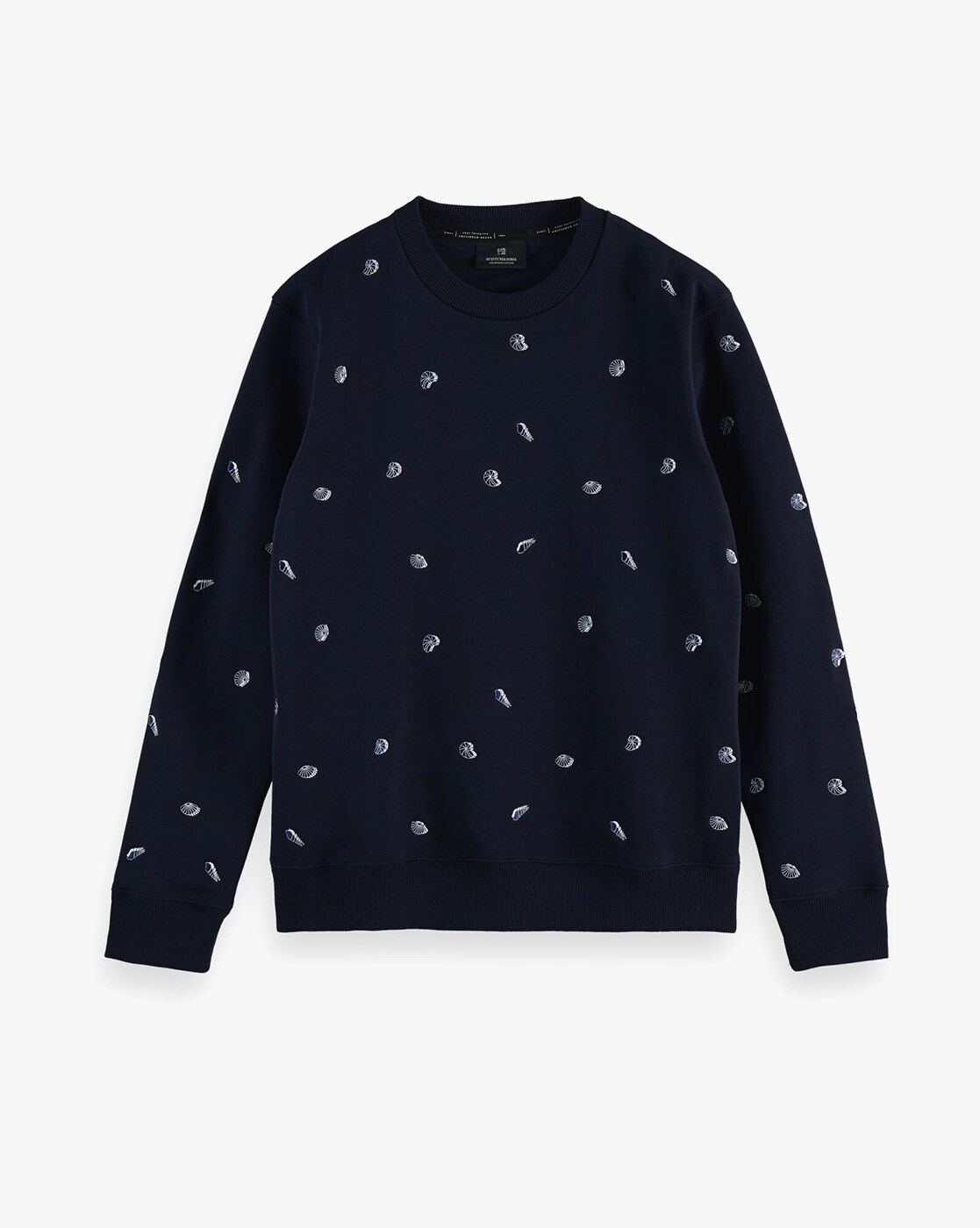 All-Over Logo Print Round-Neck Sweatshirt