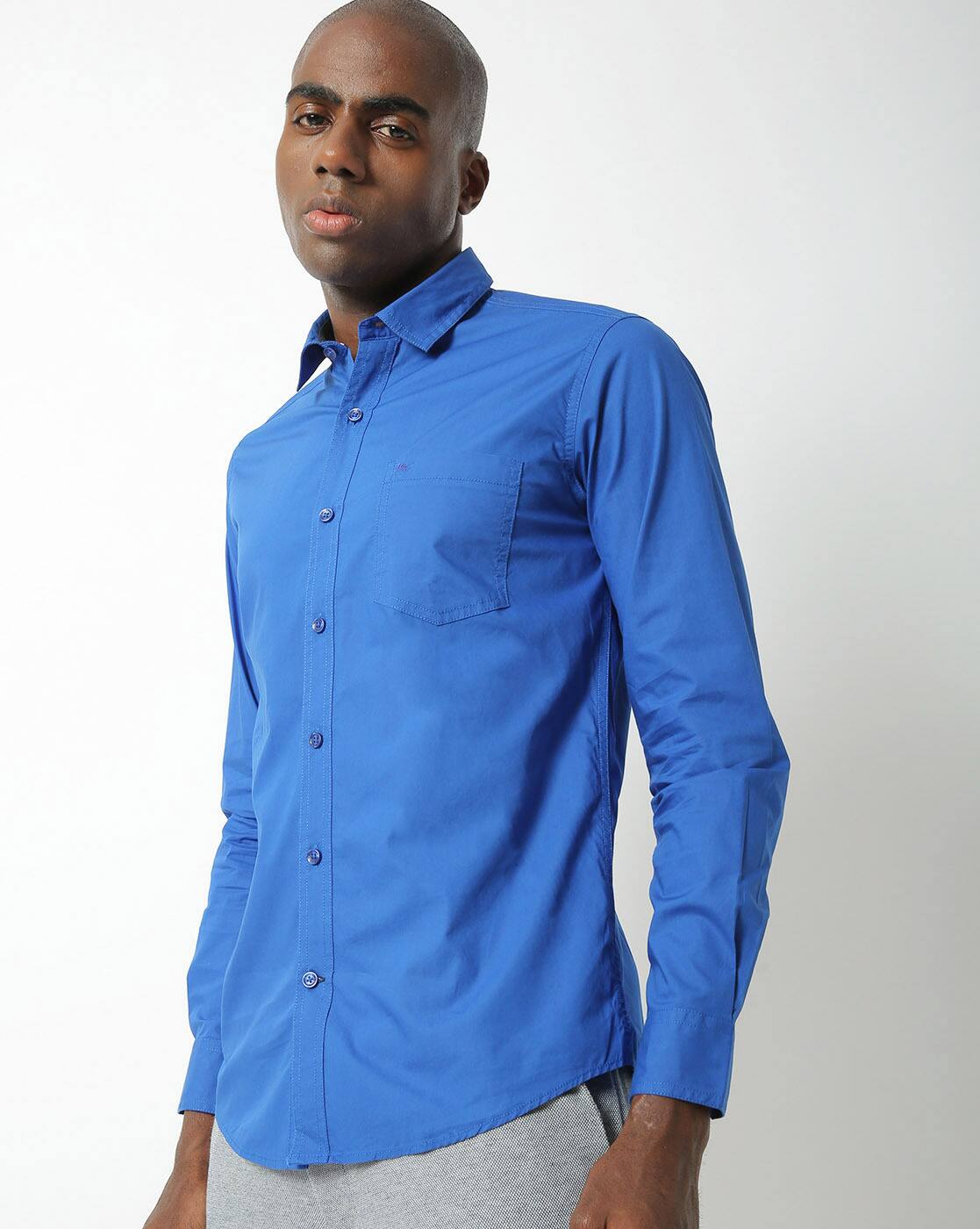 Buy Blue Shirts for Men by MONTE CARLO 