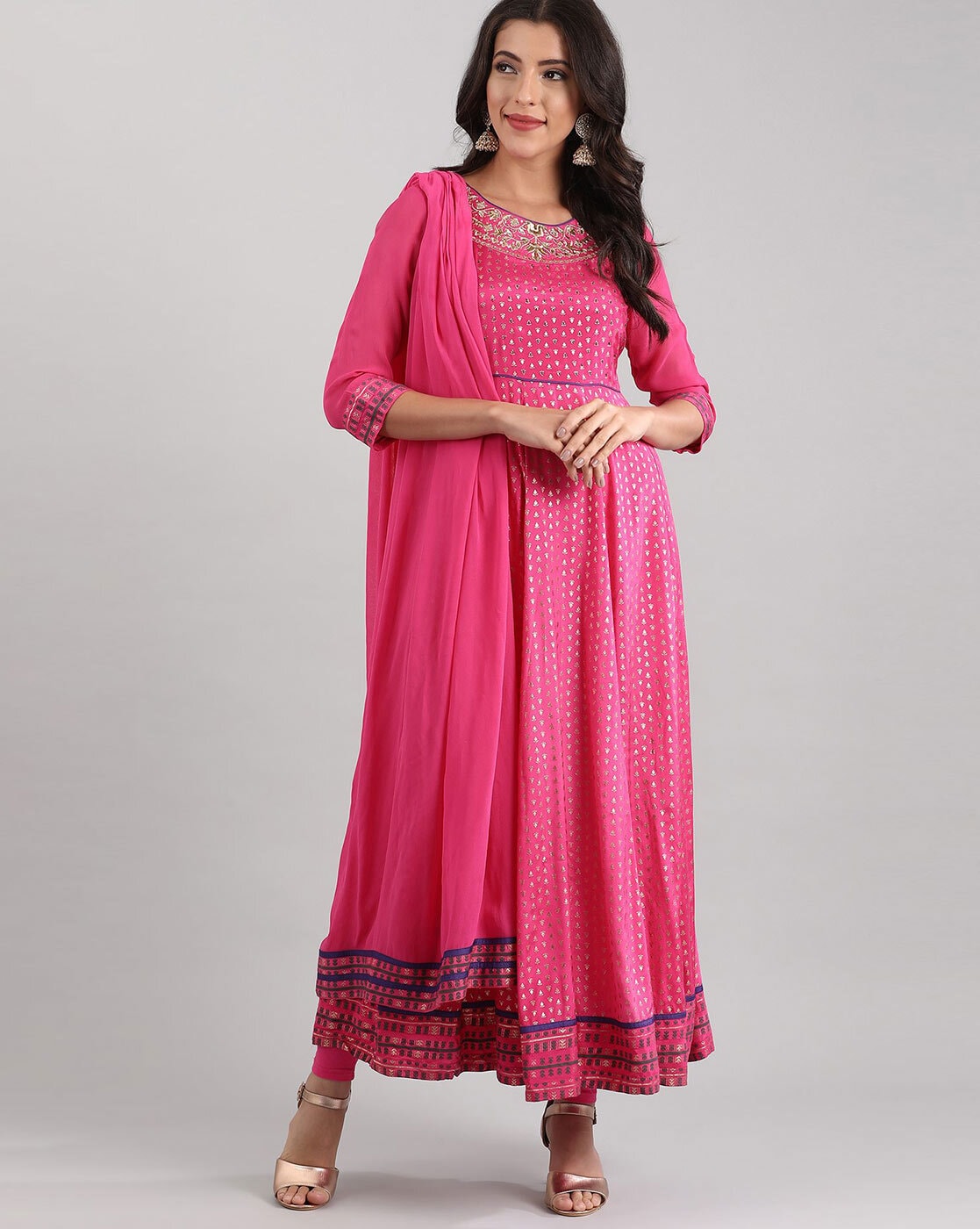 Buy Pink Kurta Suit Sets for Women by ...