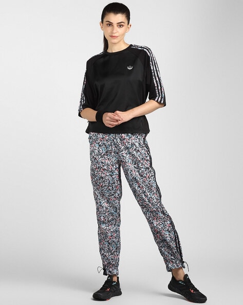 Adidas best sale floral joggers