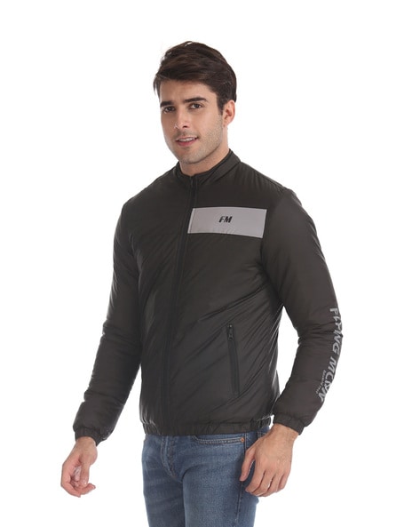 Buy Flying Machine High Neck Metallic Puffer Jacket - NNNOW.com