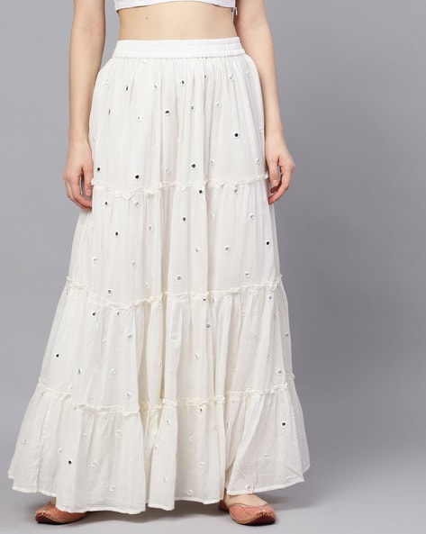 White skirt sale online india