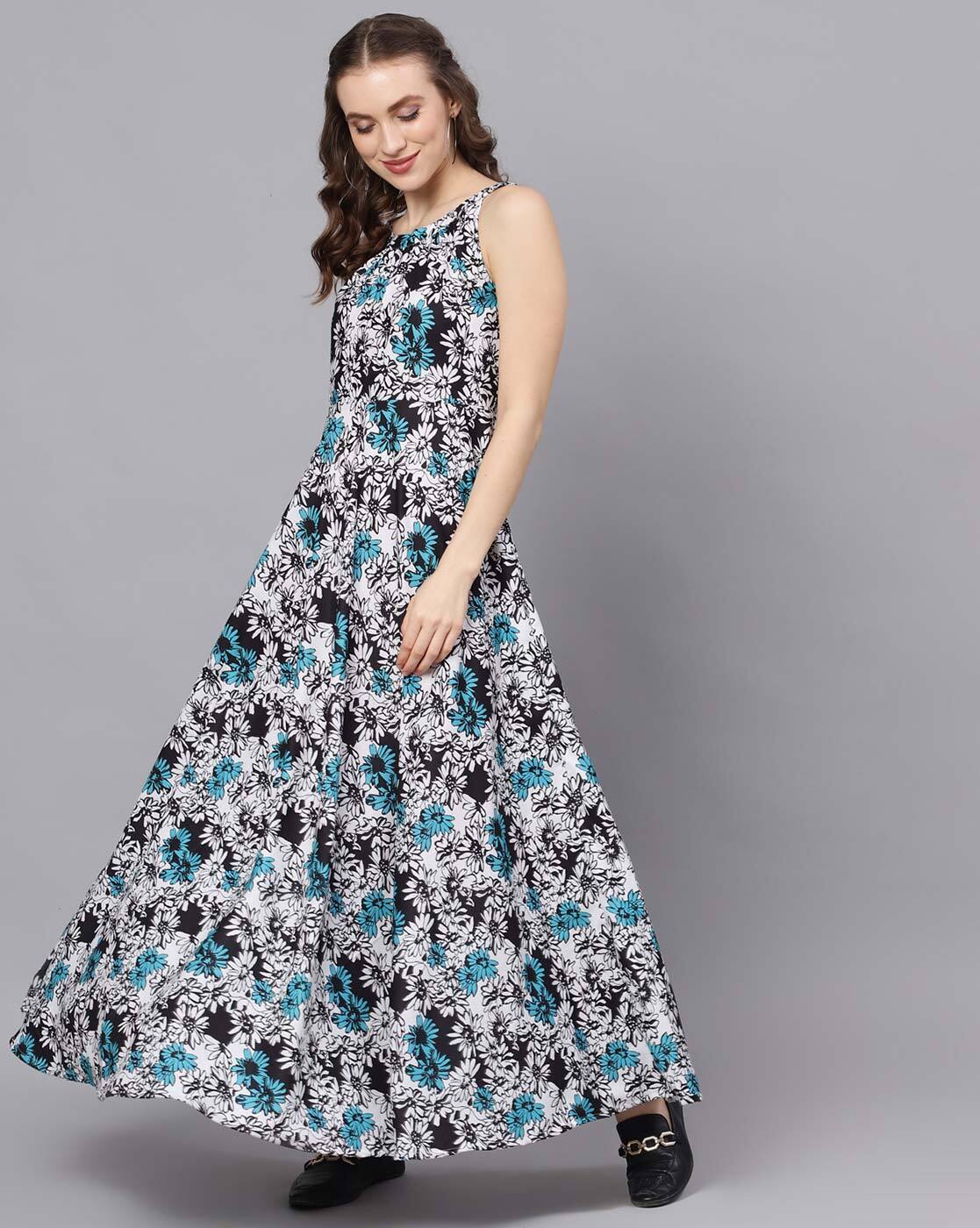 Buy Blue Dresses for Women by AKS ...