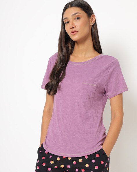 Buy Purple Tops & Tshirts for Women by Marks & Spencer Online