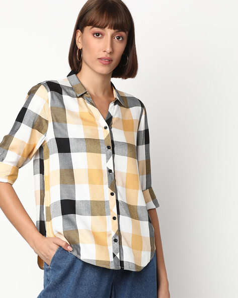 Checked Shirt with Full Sleeves