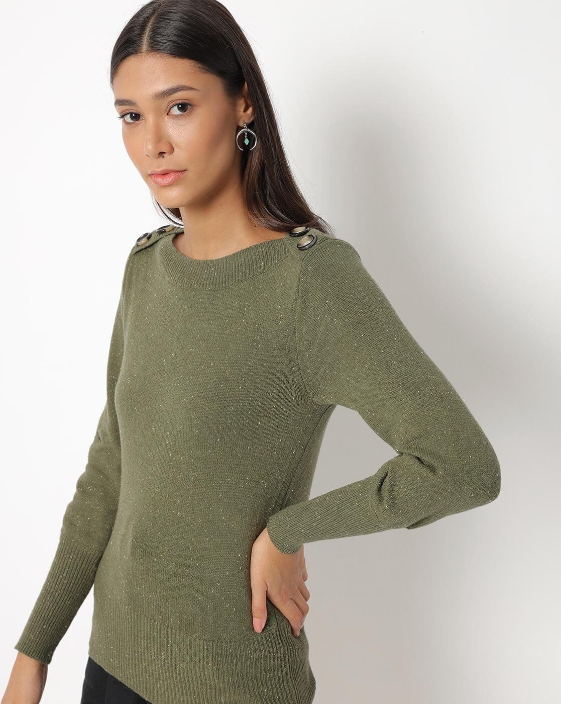 Knitwear Marks And Spencer Green Jumper Marks And Spencer Outlet
