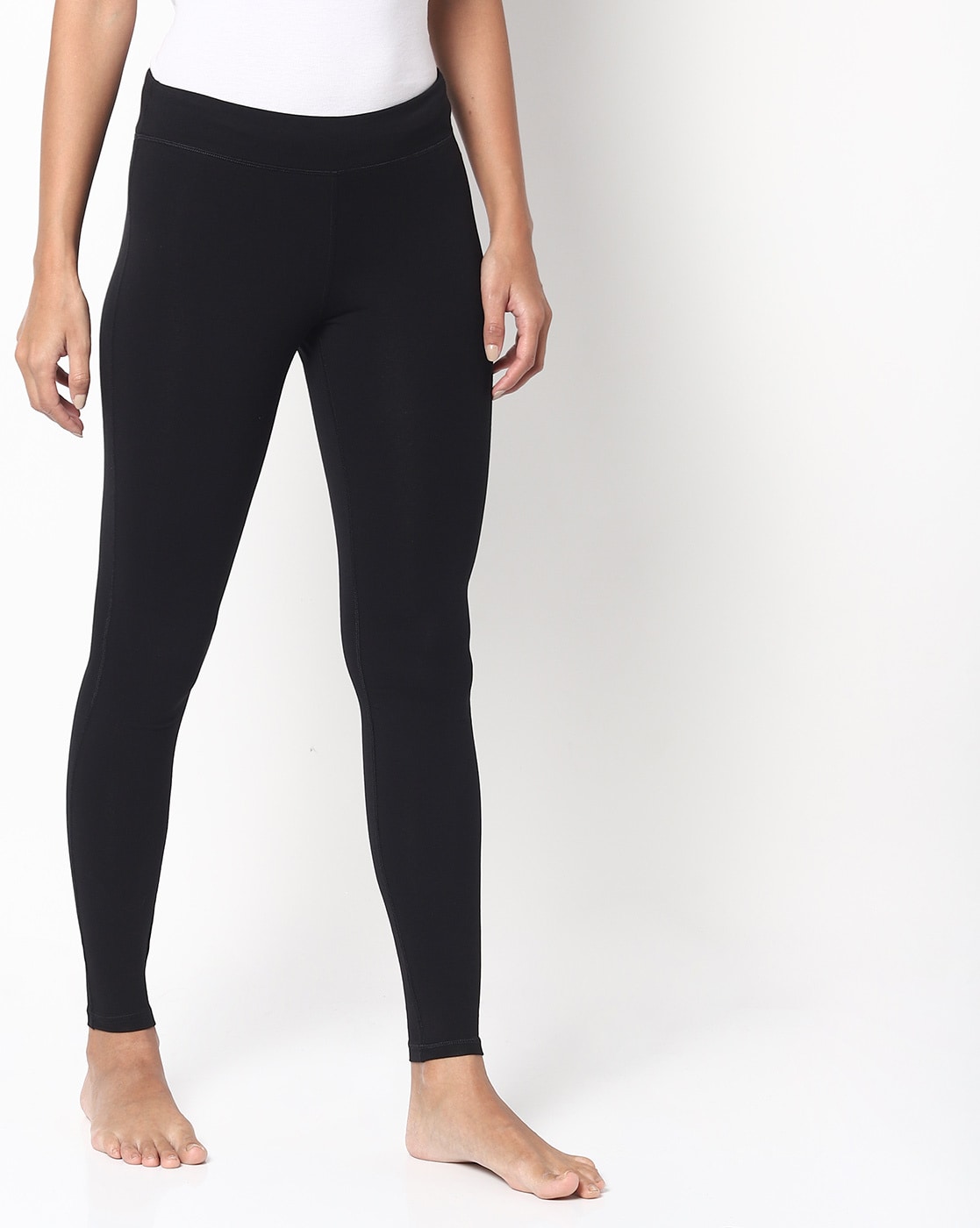 Buy Black Leggings for Women by Enamor Online