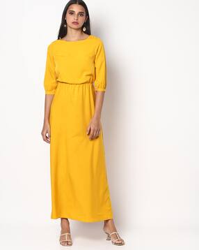 zando yellow dresses