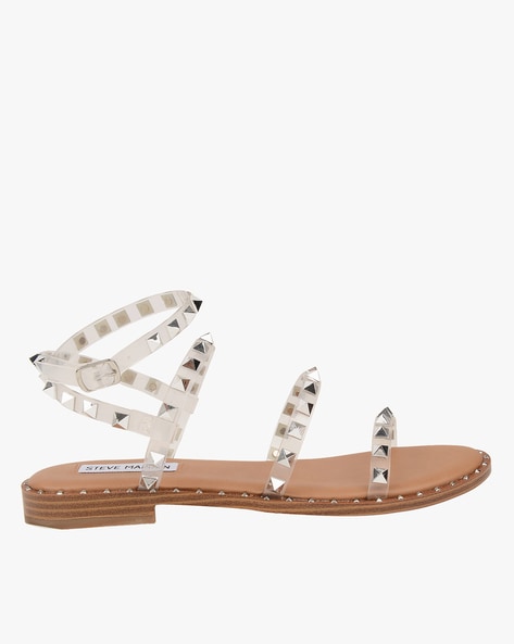 Transport studded strappy sandal steve online madden