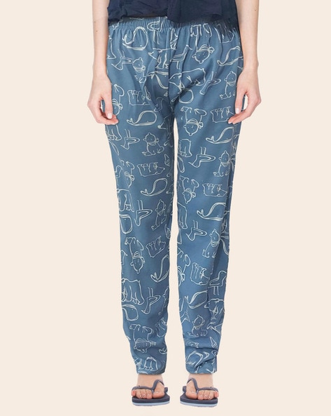Ladies Pajama Pants Straight Leg Pj Bottoms Women Casual Plaid Sleep  Trousers | eBay