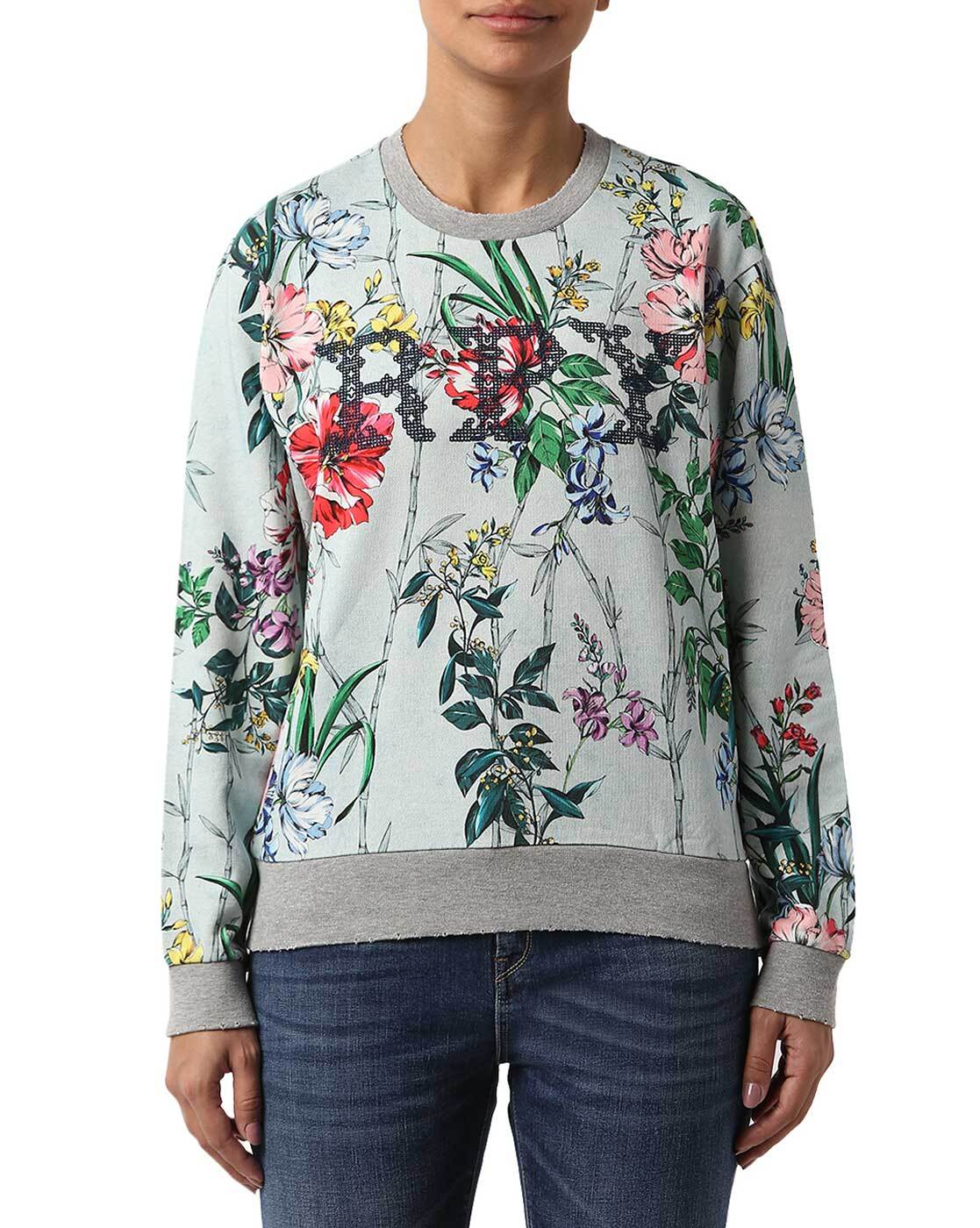 Replay Kids Floral Fleece Sweatshirt 