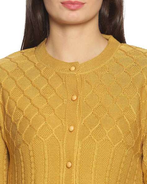 yellow gold cardigan