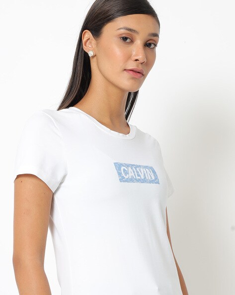 Buy White Tshirts for Women by Calvin Klein Jeans Online