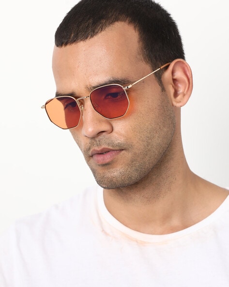 Orange lens sunglasses store for men