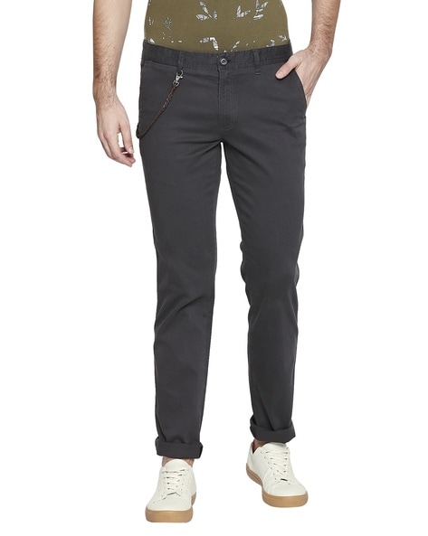 Buy LEE COOPER Olive Mens Slim Fit Casual Trousers  Shoppers Stop