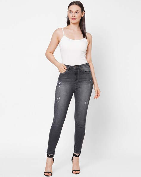 Buy Black Jeans & Jeggings for Women by TARAMA Online