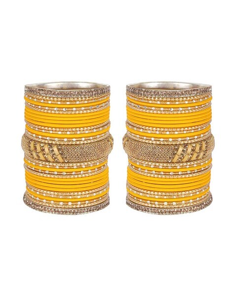 yellow bangles online