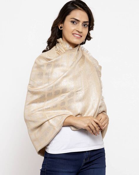 Scarf with Frayed Hem Price in India
