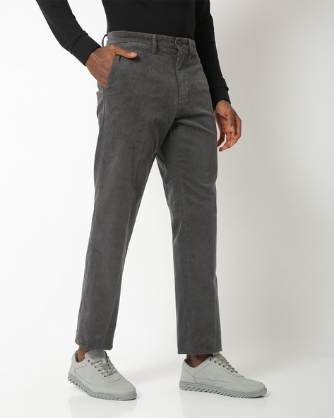 Boy's micro-corduroy trousers