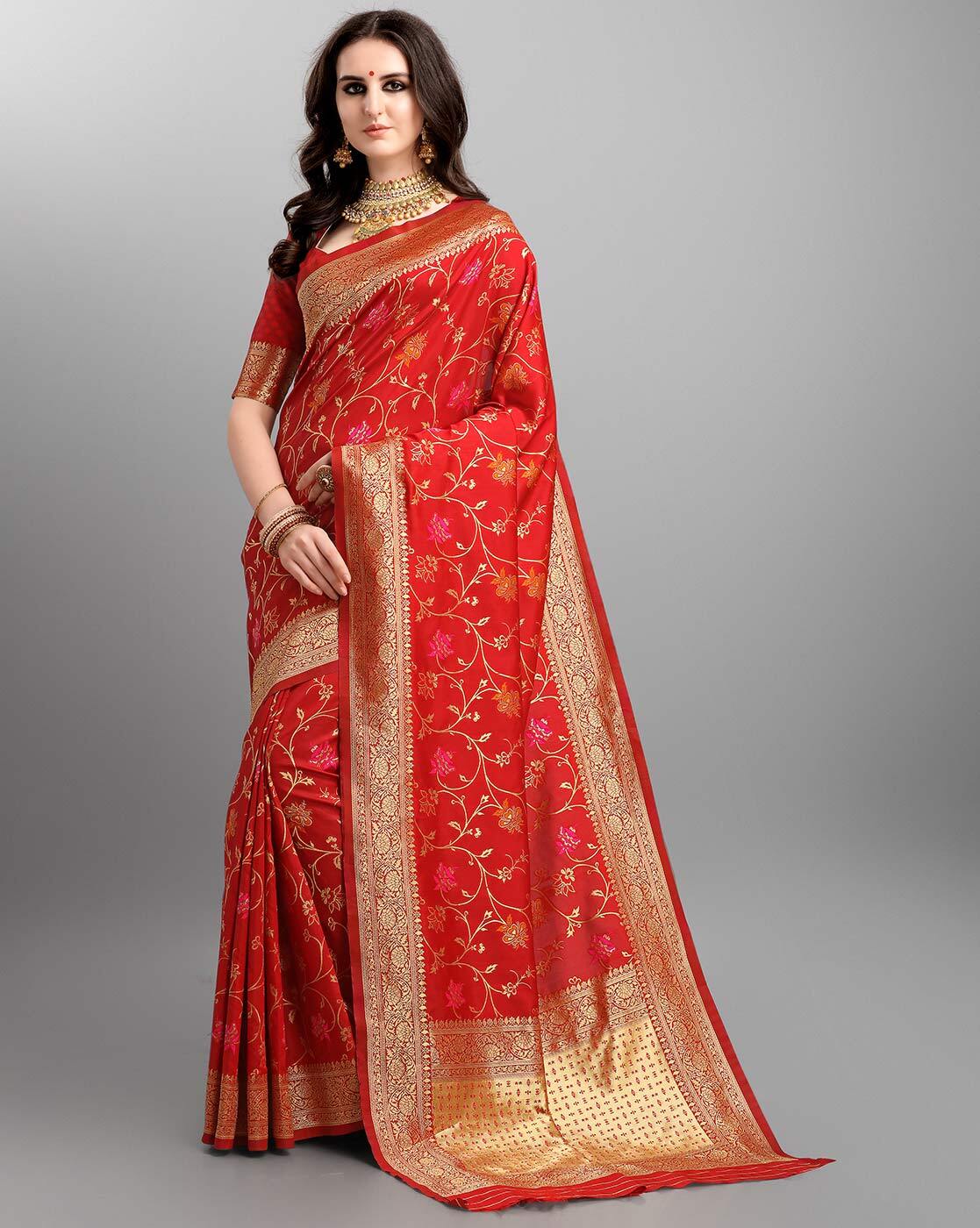 Buy Green Sarees for Women by Florence Online | Ajio.com