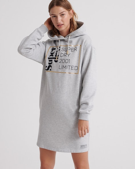 sweatshirt dress superdry