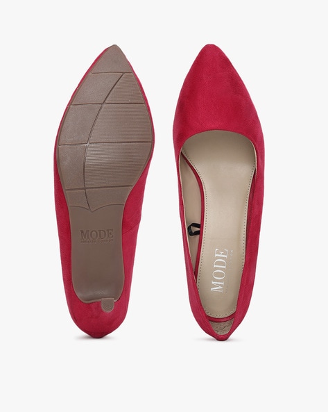 Buy Mode By Red Tape Women Red Solid Pumps - Heels for Women 5451952 |  Myntra